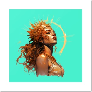 sun goddess Posters and Art